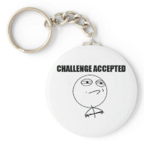 Challenge Accepted Key Chain