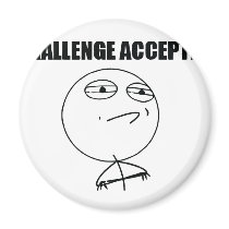 Challenge Accepted Magnets