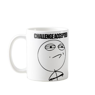 Challenge Accepted Mug by coolgiftshop