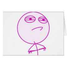 Challenge Accepted Pink & White Card