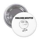 Challenge Accepted Rage Face Comic Meme Button