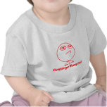 Challenge Accepted Red & White Text Shirts