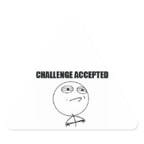 Challenge Accepted Sticker