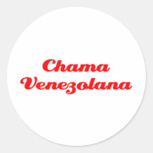 Chama Venezolana Sticker