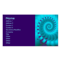 Chambered Nautilus Business Card