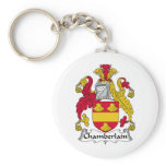 Chamberlain Family Crest Key Chain