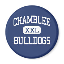 Chamblee - Bulldogs - High - Chamblee Georgia Refrigerator Magnets