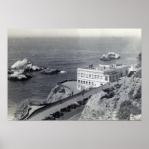 Chambre 1940 de falaise de San Francisco la Califo Affiches
