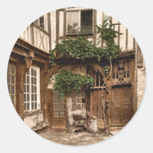 Chambre de Francis I, cru Phot d'Abbeville, France Autocollants