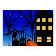Chambre de Halloween Cartes