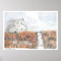 Chambre de plage posters