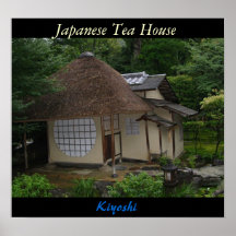 Chambre de thé japonaise posters