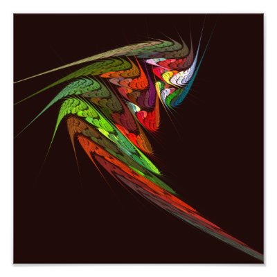 Chameleon Abstract Art Photo Print by OniArts