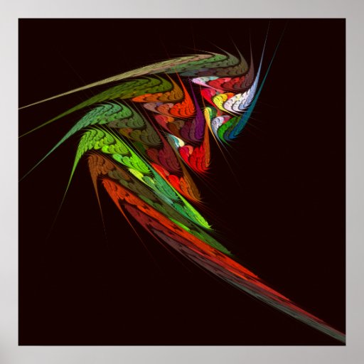 Chameleon Abstract Art Print