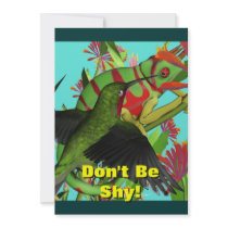 Chameleon Birthday Party Invite