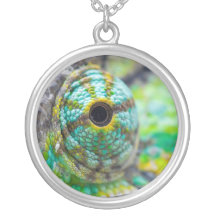 Chameleon eye pendant