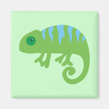Chameleon Fridge Magnet