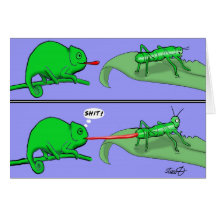 Chameleon Greeting card