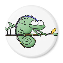 Chameleon Refrigerator Magnet