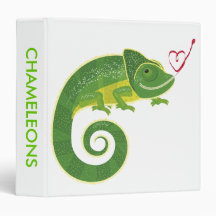 CHAMELEONS 3 RING BINDERS