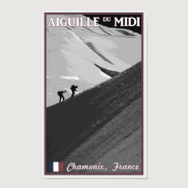 Chamonix - Aiguille du Midi Arete posters