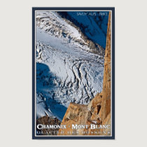 Chamonix - Bossons Closeup posters