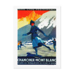 Chamonix-Mont Blanc Vintage PosterEurope Postcards