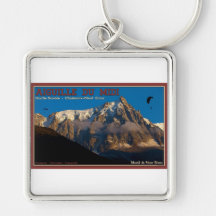 Chamonix - Paragliders Keychains