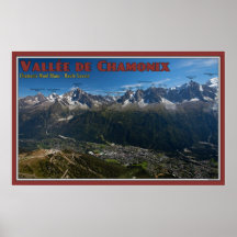 Chamonix Valley Posters