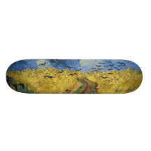 Champ de blé de Vincent van Gogh avec les corneill Skateboards Personnalisés