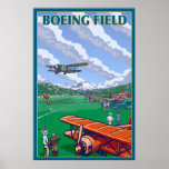 Champ de Seattle, Washington - de Boeing Affiches