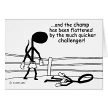 Champ Flattened Cards