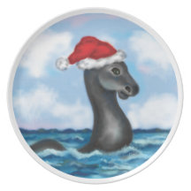Champ the Lake Champlain Monster Holiday Plate