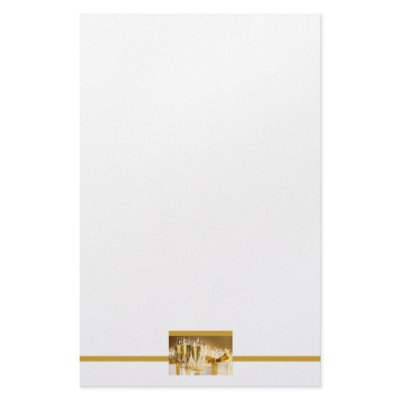 Champagne and Gifts Party Stationery in White by NightSweatsDiva