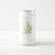 Champagne and Glasses Art Mugs