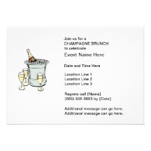 Champagne Brunch Invitations