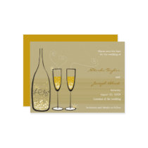 Champagne Bubbles Celebration Save Date / Invite /