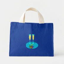 CHAMPAGNE FOR TWO TOTE BAG