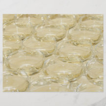 Champagne glasses full color flyer