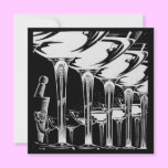 Champagne Glasses invitations