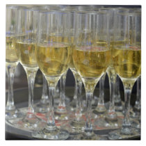 Champagne glasses tiles
