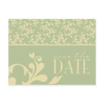 Champagne & Kiwi Save The Date-Custom For Liz Postcard