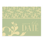 Champagne & Kiwi Save The Date-Custom For Liz Postcard