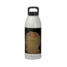 Champagne on Black Drinking Bottles