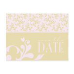 Champagne & Pink Save The Date-Custom For Liz Postcard
