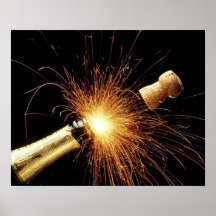 Champagne pour le nouvel an - posters