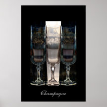 Champagne Print