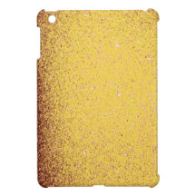 Champagne sparkle iPad mini cases