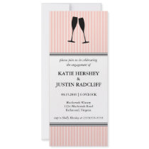 Champagne Toast Engagement Party Invitation