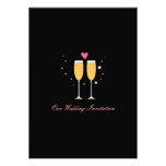 Champagne Toast Wedding Invitation